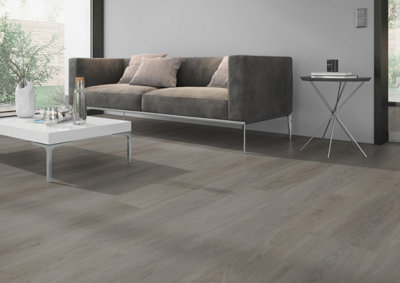 Flooring Hut Burleigh 55 - Washed Grey Oak - Only 18.99 per m2