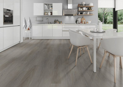 Flooring Hut Burleigh 55 - Washed Grey Oak - Only 18.99 per m2