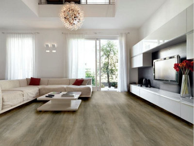 Flooring Hut Burleigh SPC Rigid Core Titanium Oak Only 22.99 per m2