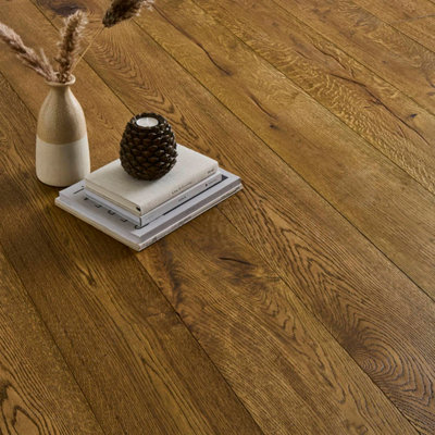 Flooring Revolution Alderra Golden Oak Longboard Engineered Real Wood ...