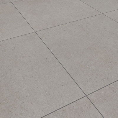 Flooring Revolution Astral Grey Stone Effect Matt Porcelain Tile, Pack ...