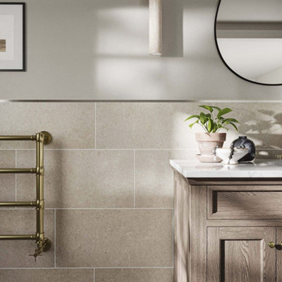 Flooring Revolution Astral Grey Stone Effect Matt Porcelain Tile, Pack ...