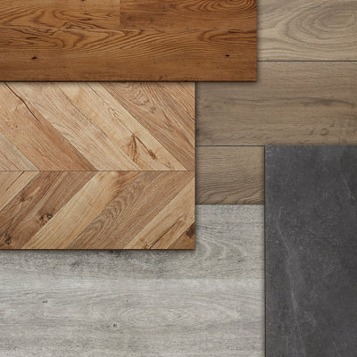 Shop flooring samples.