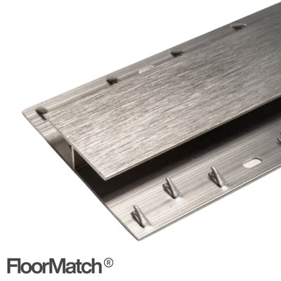 FloorMatch 0.9m Aluminum Door Threshold Strip Dual Edge Carpet to ...