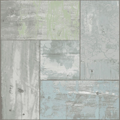 Floorpops Boardwalk Grey Peel and Stick Floor Tiles FP3290