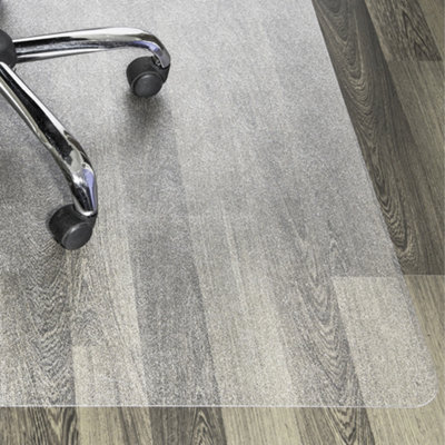 Floortex Hard Floor Protector Chair Mat, Rectangular, Smooth Backing ...