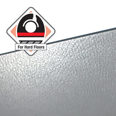 Floortex Polycarbonate Hard Floor Protector Chair Mat, Smooth Backing ...