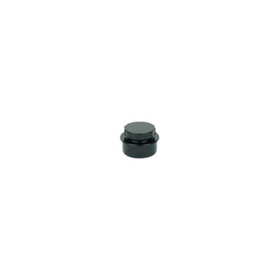 FloPlast 110mm Ring Seal Soil Access Plug Black Pack of 2 - Threaded ...
