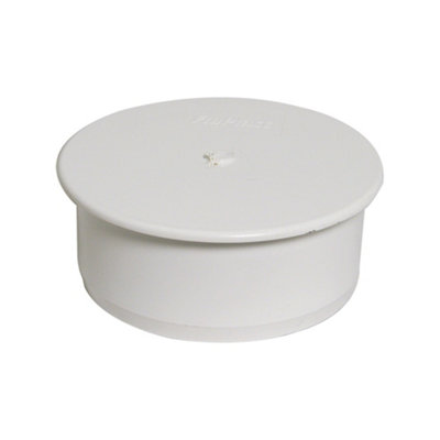 FloPlast 110mm Soil Socket Plug White