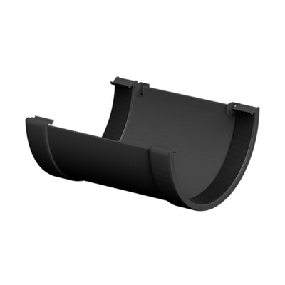 FloPlast 16m 170mm XtraFlo Industrial Gutter Kit - Black - Complete ...