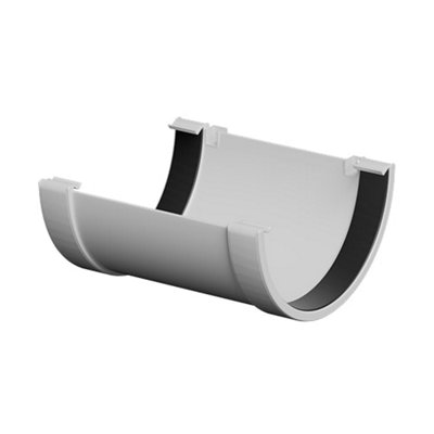 FloPlast 16m 170mm XtraFlo Industrial Gutter Kit - White - Complete Set