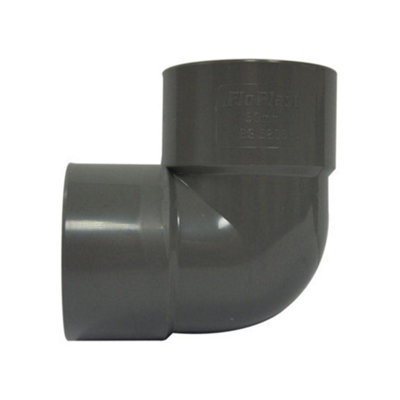 FloPlast ABS Solvent Weld 90' Knuckle 32mm Grey Price Comparisons | Compare The Build
