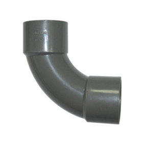 FloPlast ABS Solvent Weld 92.5 Degree Bend 32mm Grey