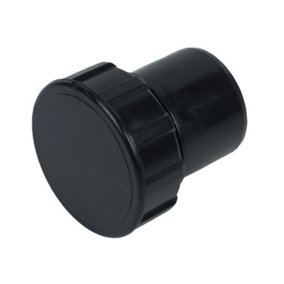 FloPlast ABS Solvent Weld Access Plug 32mm Black