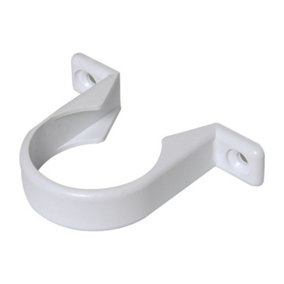 FloPlast ABS Solvent Weld Pipeclip 32mm White