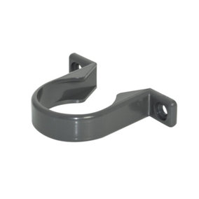 FloPlast ABS Solvent Weld Pipeclip 40mm Grey