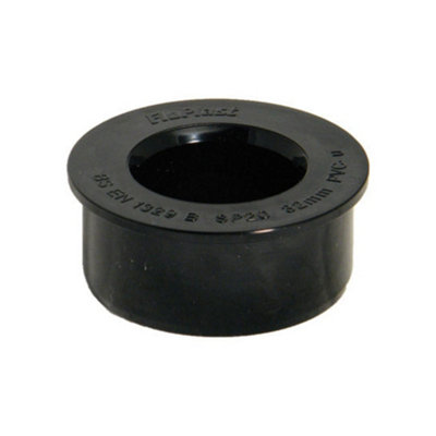 FloPlast Boss Adaptor - Solvent Weld 40mm Black