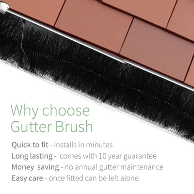 FloPlast Gutter Brush (4m) (5 Pack) - Black