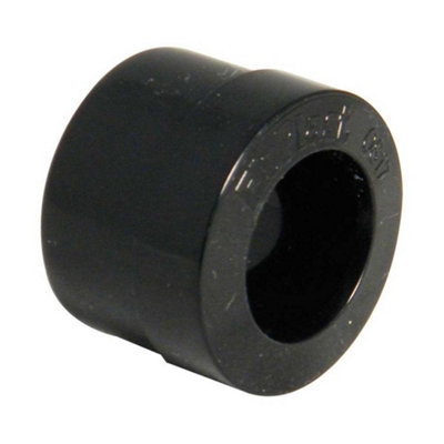 FloPlast OS17 21.5mm x 32mm Black Waste Overlfow Reducer Solvent Weld