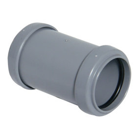 FloPlast Push Fit Waste Coupling 32mm Grey