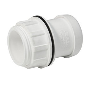 FloPlast Push Fit Waste Tank Connector 32mm White