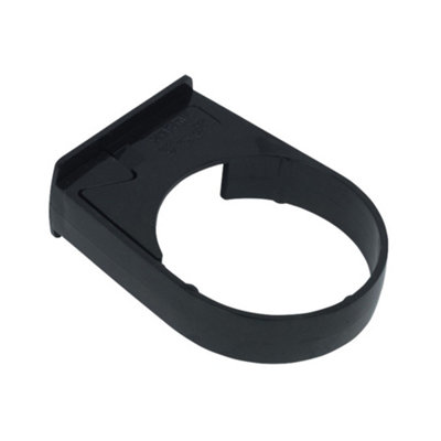 FloPlast Round 50mm Downpipe Bracket Black