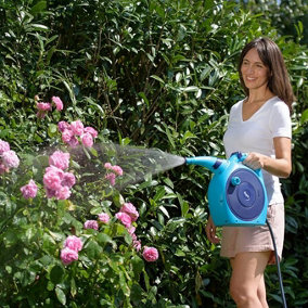 Flopro Watering Can Garden Hose Pipe Reel, 10 m