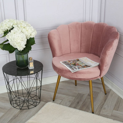 Scalloped arm chair sale