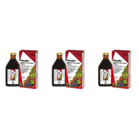 Floradix Floravital Liquid Iron and Vitamin Formula 500 ml (Pack of 3)