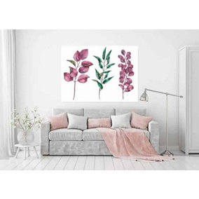 Floral elements (Canvas Print) / 20cm x 15cm