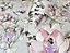 Floral Fairies Grey Children's Wallpaper