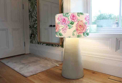 floral pattern with roses (Ceiling & Lamp Shade) / 25cm x 22cm ...