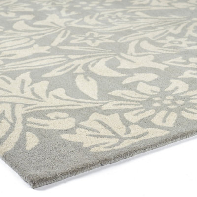 Floral Rug, Handmade Easy to Clean Rug, Modern Luxurious Rug for Bedroom, Living Room, & Dining Room-200cm X 290cm