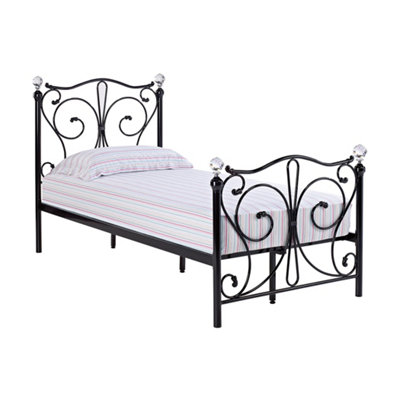 Florence 3.0 Single Metal Bed Black