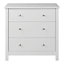 Florence 3 drawer chest in White