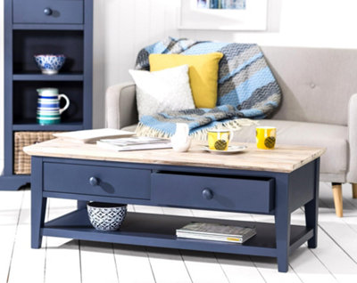 Florence Coffee Table - Navy Blue