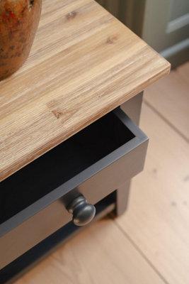 Florence Console Table with 2 Drawers - Navy Blue