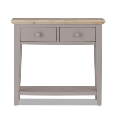 Florence Console Table with 2 Drawers - Truffle