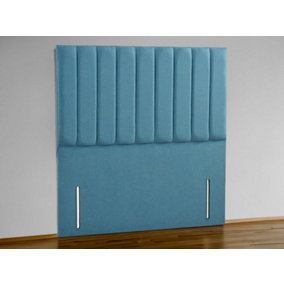 Florence Floor Standing Upholstered Headboard 2FT6 Small Single - Wool Jade