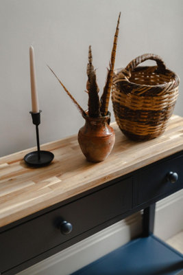 Florence Large Console Table - Navy Blue