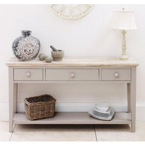 Florence Large Console Table - Truffle