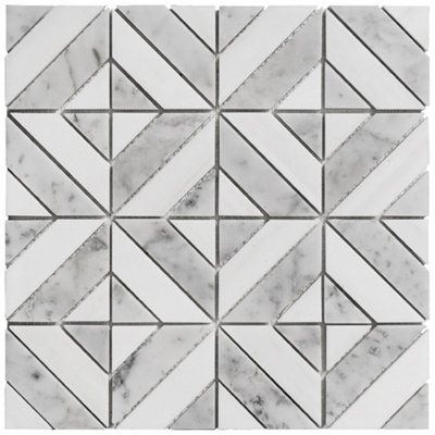 Florence Luxe Marble - House of Mosaics LUXE Sample
