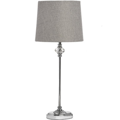 Florence Luxury Chrome Table Lamp