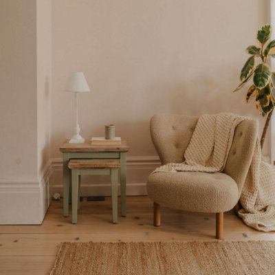 Florence Nest of 2 Side Tables/Lamp Tables- Sage Green
