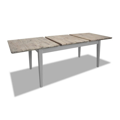 Florence Rectangle Extendable Kitchen Dining Table in Dove Grey