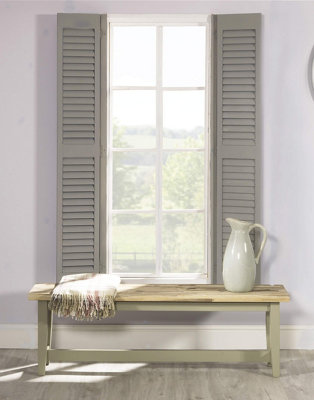 Florence Solid Acacia Hardwood Dining Bench 140cm - Sage Green