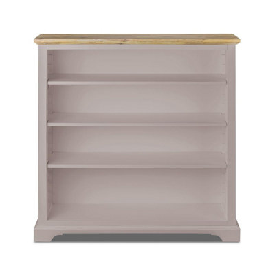Florence Truffle Bookcase with Adjustable Shelves, Fully Assembled Bookshelf