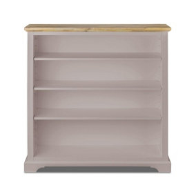 Florence Truffle Bookcase with Adjustable Shelves, Fully Assembled Bookshelf