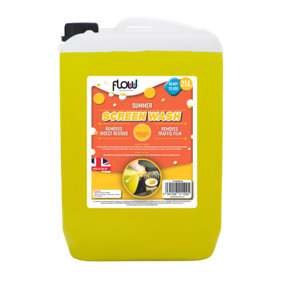 Flow Summer Ready To Use Screen Wash Orange - 25 Litre