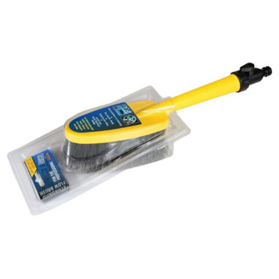 Flow Through Hand Brush for Washing Cars